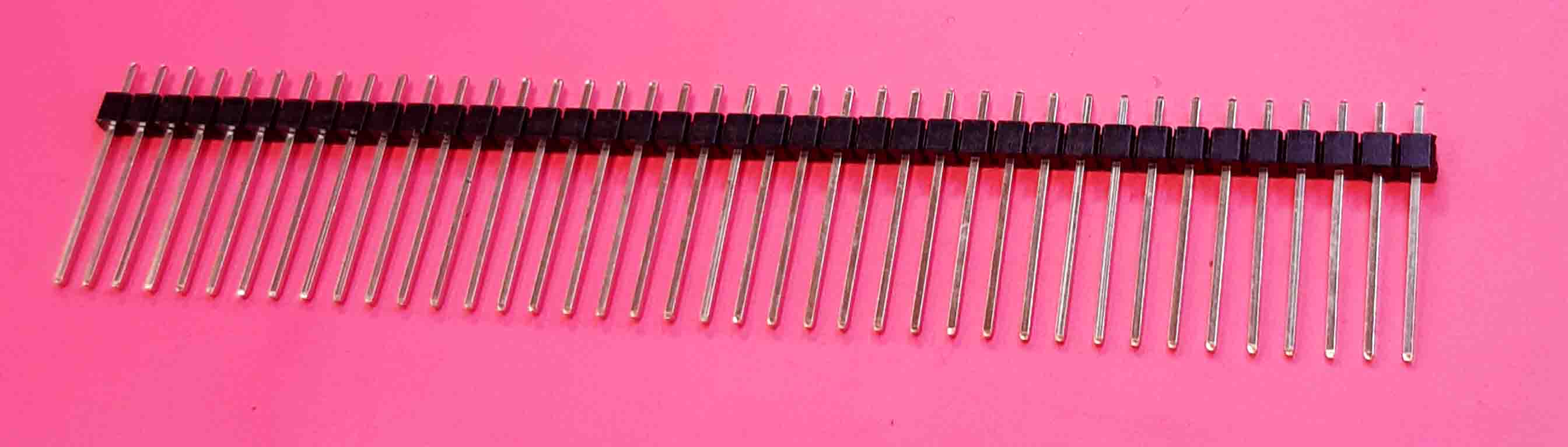 Pin Header 2.54 mm pitch-1*40 ST(H:19mm)